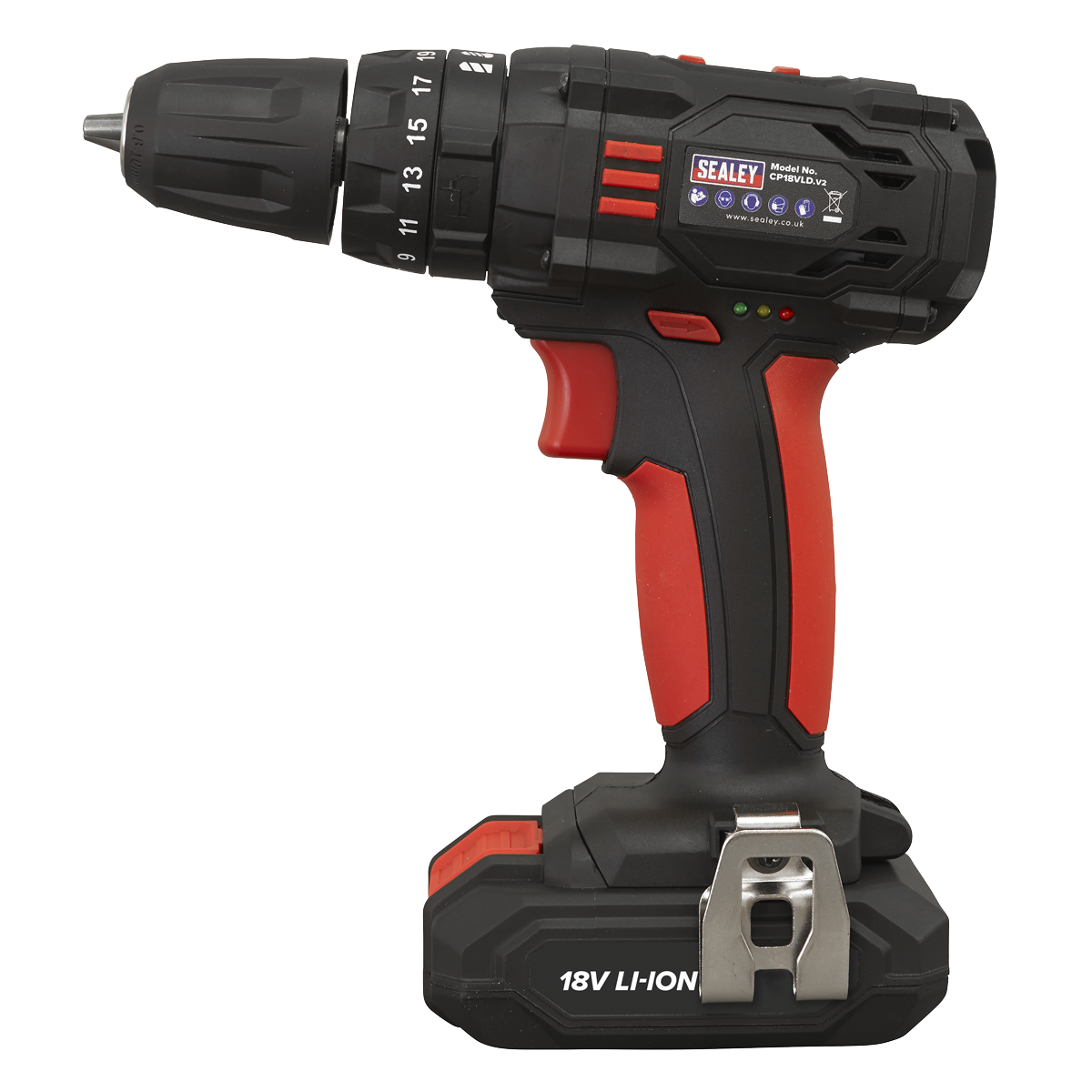Sealey CP18VLD 10mm Cordless Combi Drill 18V