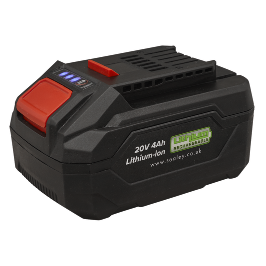 Sealey CP20VBP4 SV20 Series Power Tool Battery 20V 4Ah