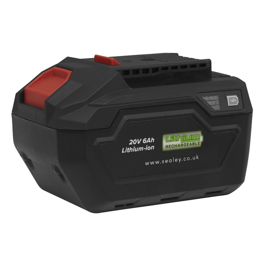 Sealey CP20VBP6 SV20 Series Power Tool Battery 20V 6Ah