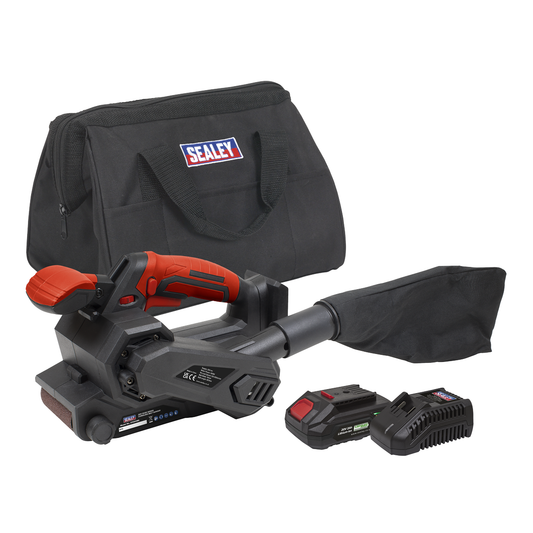 Sealey CP20VBSKIT1 SV20 Series Cordless Belt Sander Kit 20V 2Ah