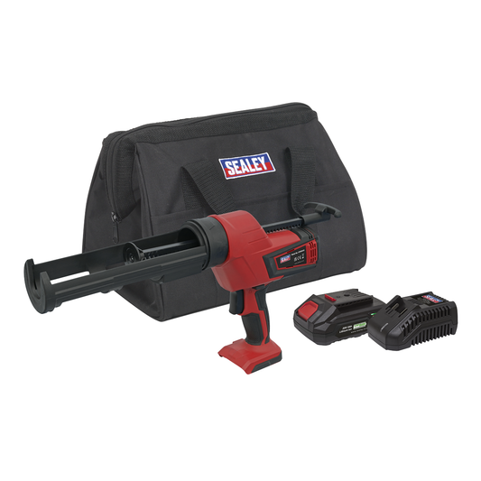 Sealey CP20VCGKIT1 SV20 Series 310ml Cordless Caulking Gun Kit 20V 2Ah