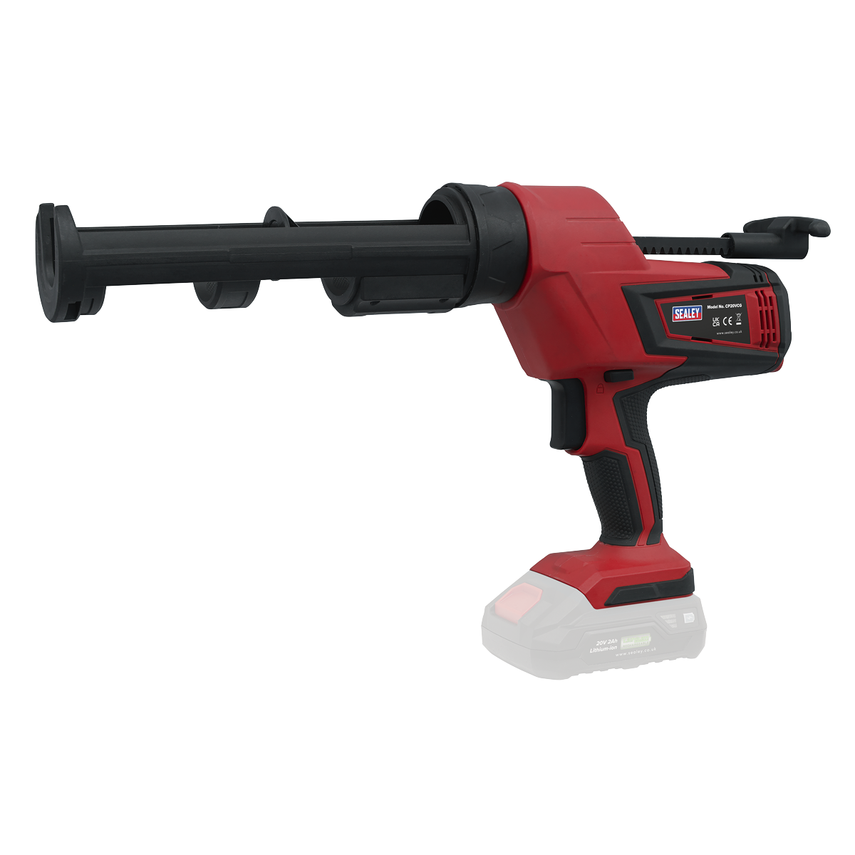 Sealey CP20VCGKIT SV20 Series 310ml Cordless Caulking Gun Kit 20V - 2 Batteries