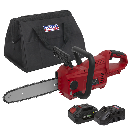 Sealey CP20VCHSKIT1 SV20 Series 25cm Cordless Chainsaw Kit 20V 4Ah