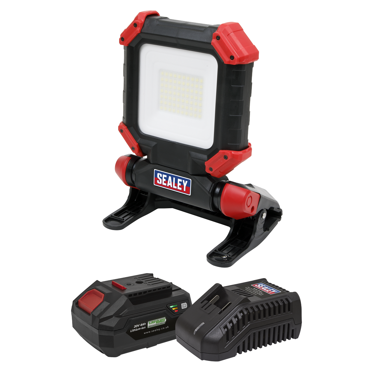 Sealey CP20VCLKIT1 SV20 Series 15W Cordless SMD LED Worklight Kit 20V 4Ah