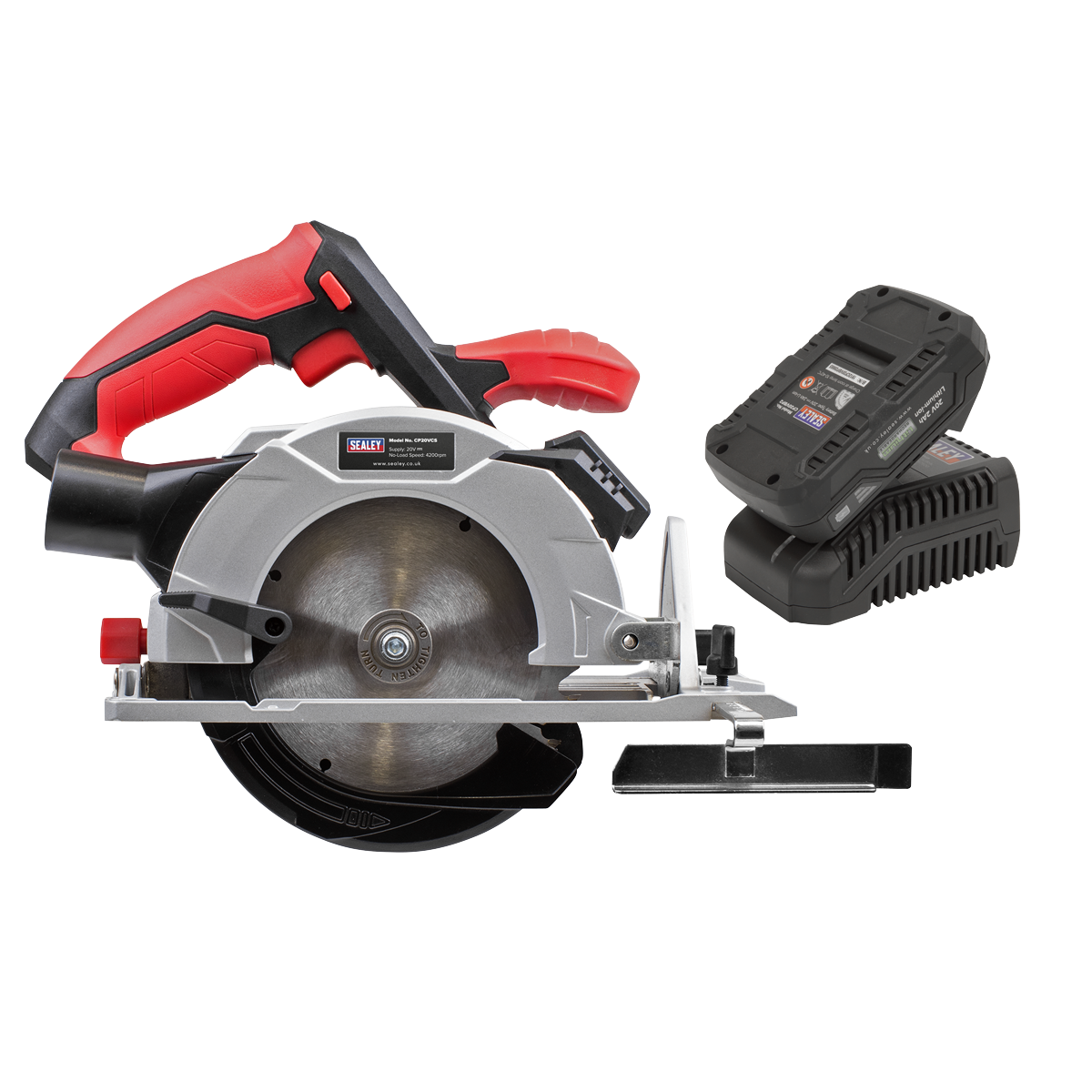 Sealey CP20VCSKIT1 SV20 Series 150mm Cordless Circular Saw Kit 20V 2Ah