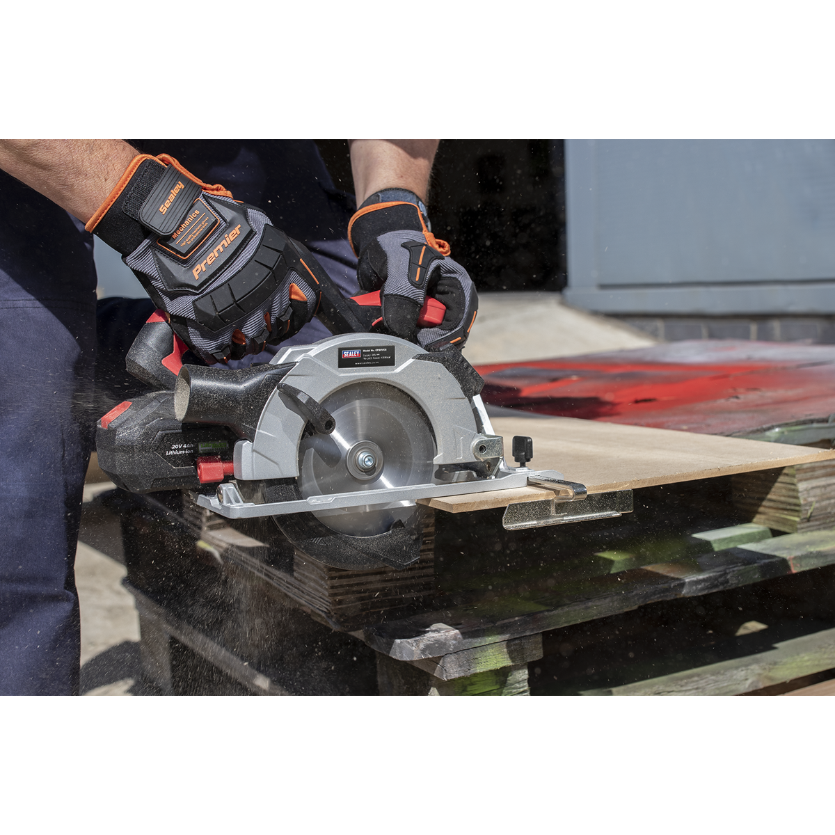 Sealey CP20VCSKIT1 SV20 Series 150mm Cordless Circular Saw Kit 20V 2Ah