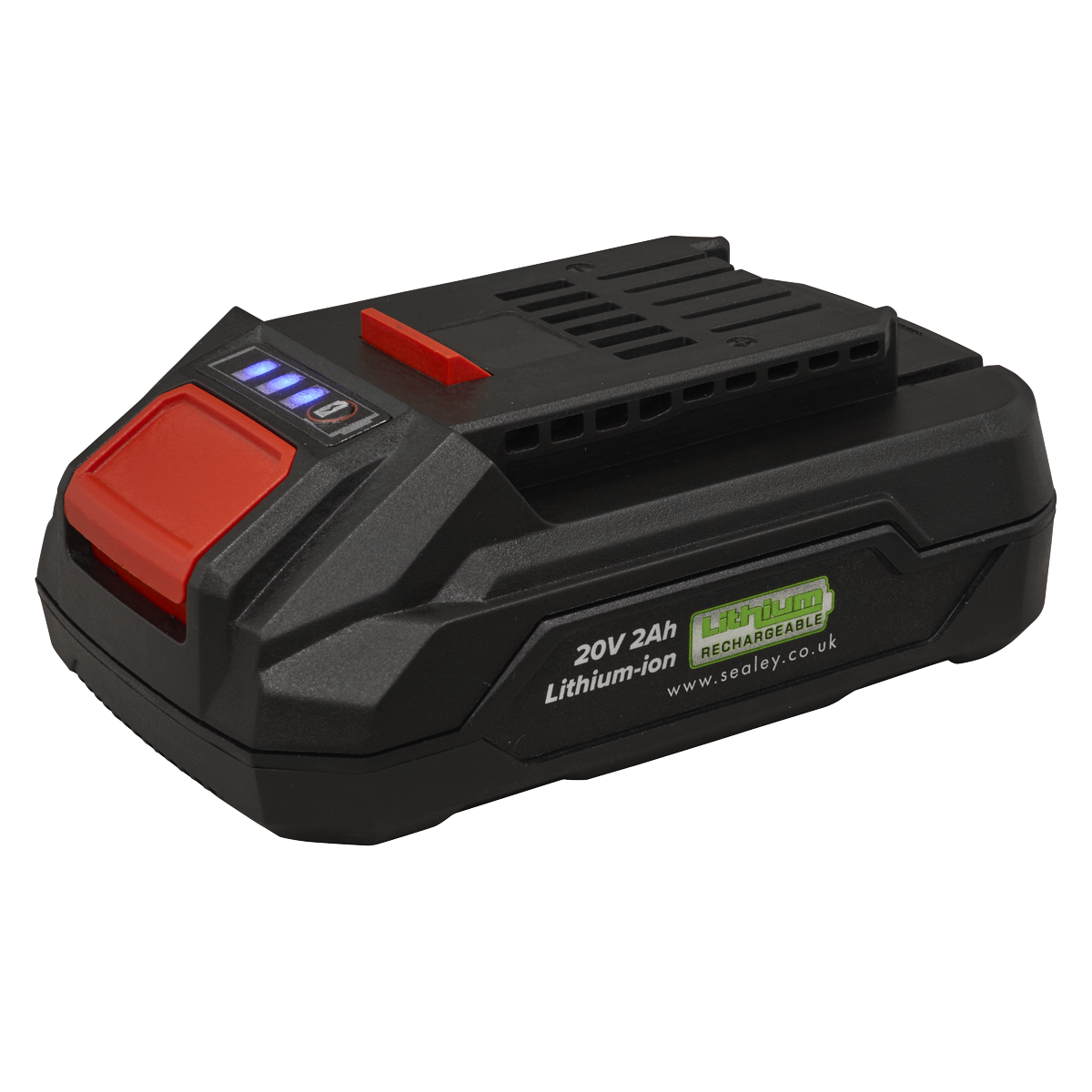 Sealey CP20VDDCOMBOEU 2 x SV20 Series Cordless Power EU Tool Kit 20V Euro Plug - 2 Batteries