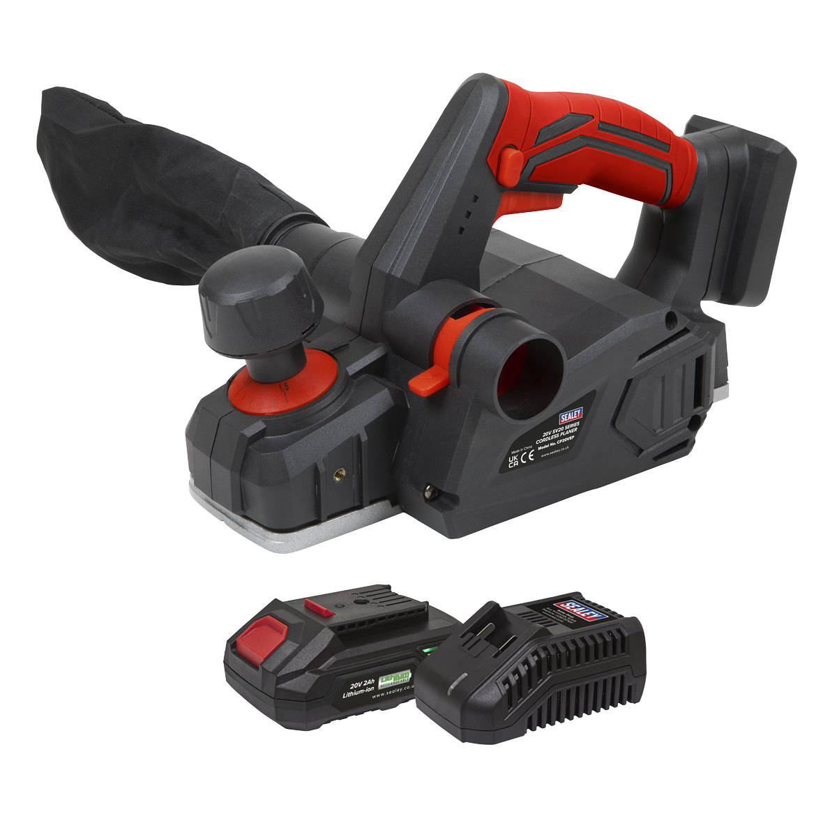 Sealey CP20VEPKIT1 SV20 Series Cordless Planer Kit 20V 2Ah