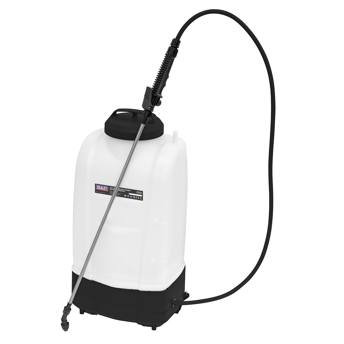 Sealey CP20VGBS SV20 Series 15L Cordless Garden Backpack Sprayer 20V - Body Only