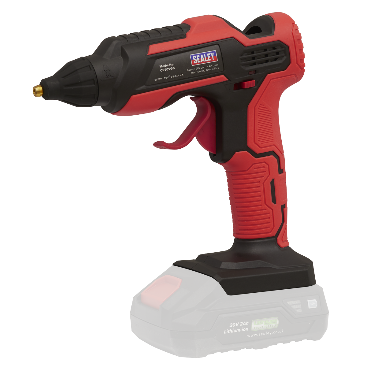 Sealey CP20VGGKIT1 SV20 Series Cordless Glue Gun Kit 20V 2Ah