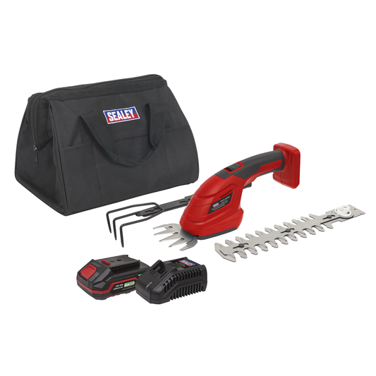 Sealey CP20VGT3KIT1 SV20 Series 3-in-1 Cordless Garden Tool Kit 20V 2Ah