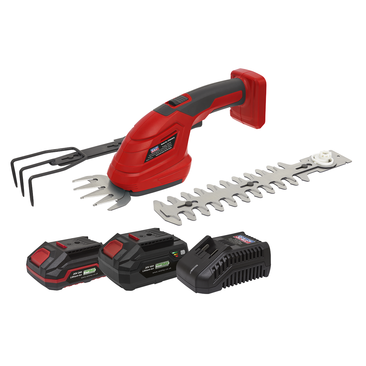 Sealey CP20VGT3KIT SV20 Series 3-in-1 Cordless Garden Tool 20V - 2 Batteries
