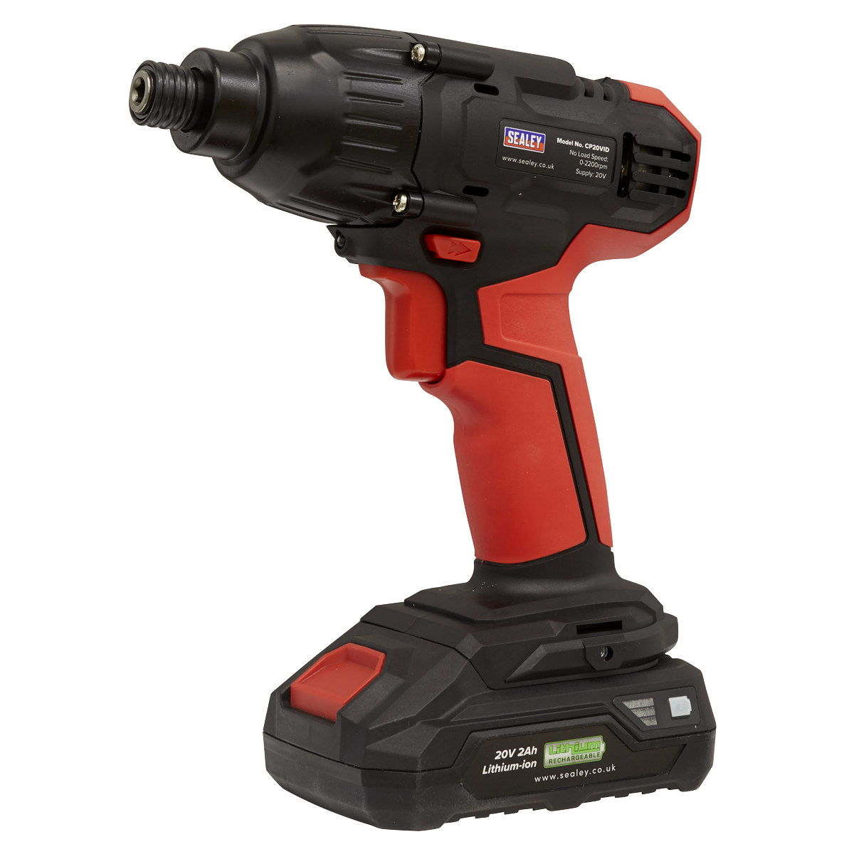 Sealey CP20VID SV20 Series 1/4"Hex Drive Cordless Impact Driver 20V - Body Only
