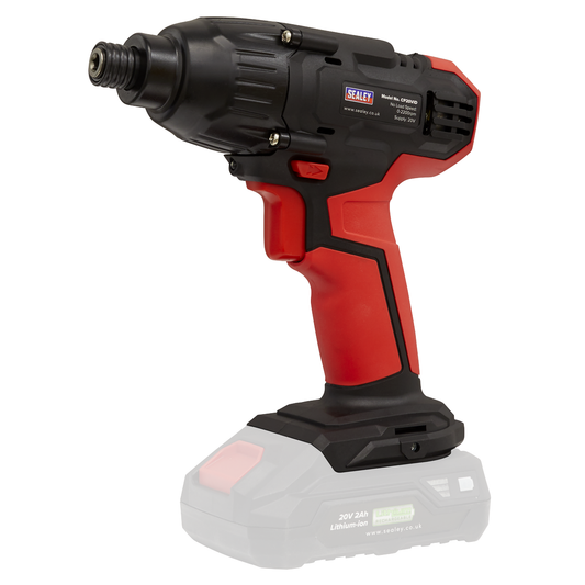 Sealey CP20VID SV20 Series 1/4"Hex Drive Cordless Impact Driver 20V - Body Only