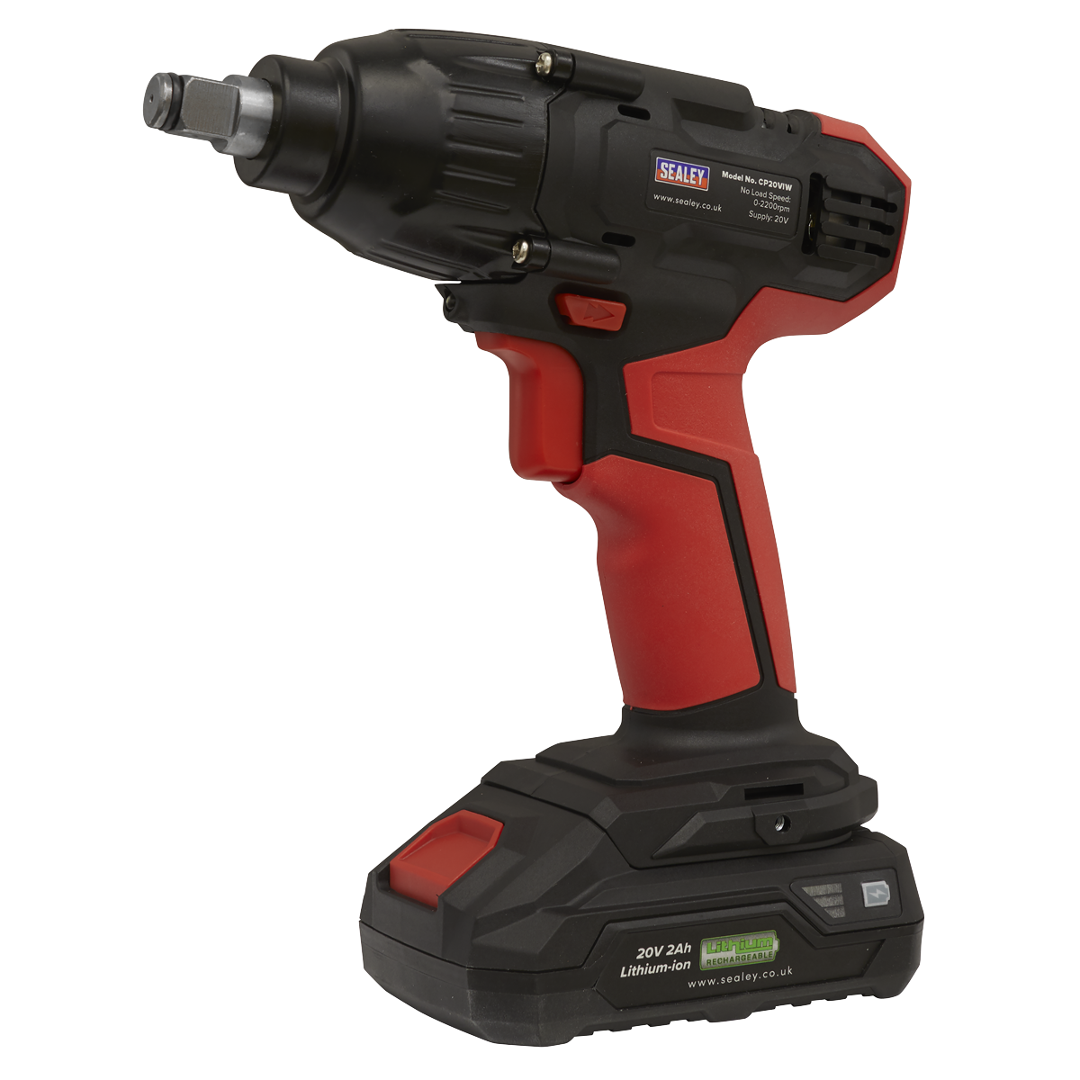 Sealey CP20VIW SV20 Series 1/2"Sq Drive Cordless Impact Wrench 20V - Body Only