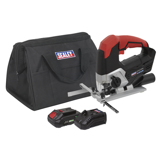 Sealey CP20VJSKIT1 SV20 Series Cordless Jigsaw Kit 20V 2Ah