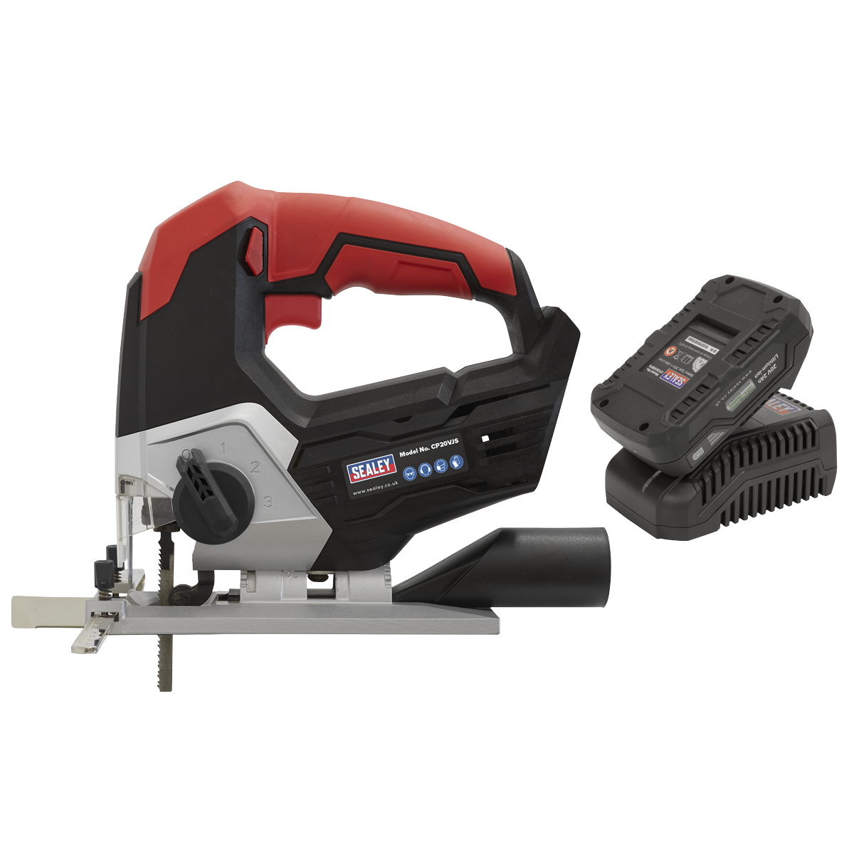 Sealey CP20VJSKIT1 SV20 Series Cordless Jigsaw Kit 20V 2Ah