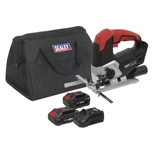 Sealey CP20VJSKIT SV20 Series Cordless Jigsaw Kit 20V - 2 Batteries