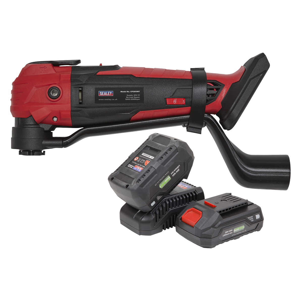 Sealey CP20VMTKIT SV20 Series Cordless Oscillating Multi-Tool Kit 20V - 2 Batteries