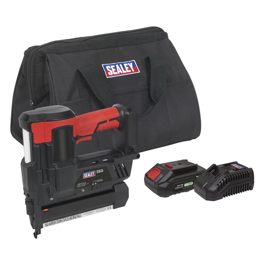 Sealey CP20VNGKIT1 SV20 Series Cordless Nail/Staple Gun Kit 18G 20V 2Ah