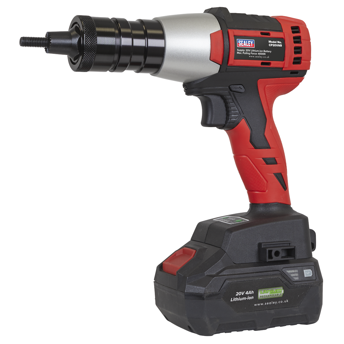 Sealey CP20VNR SV20 Series Brushless Cordless Nut Riveter 20V - Body Only