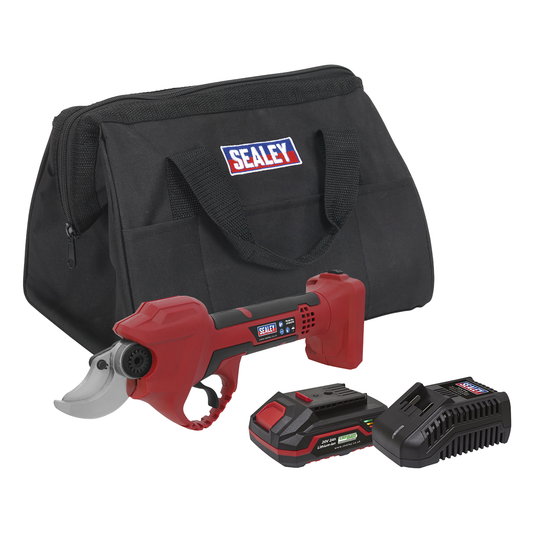 Sealey CP20VPSKIT1 SV20 Series Brushless Cordless Pruning Shears Kit 20V 2Ah
