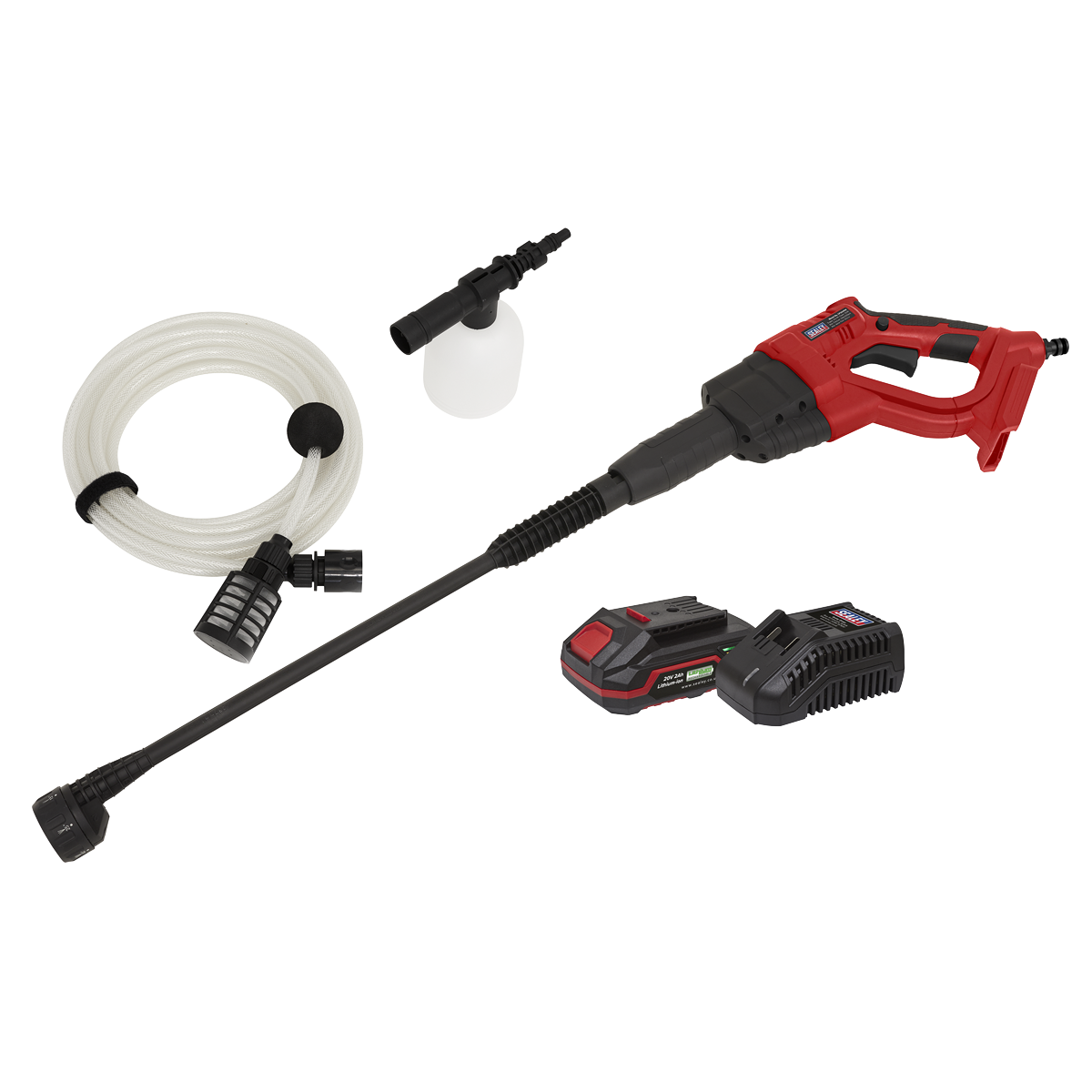 Sealey CP20VPWKIT1 SV20 Series 22Bar Cordless Pressure Washer Kit 20V 2Ah