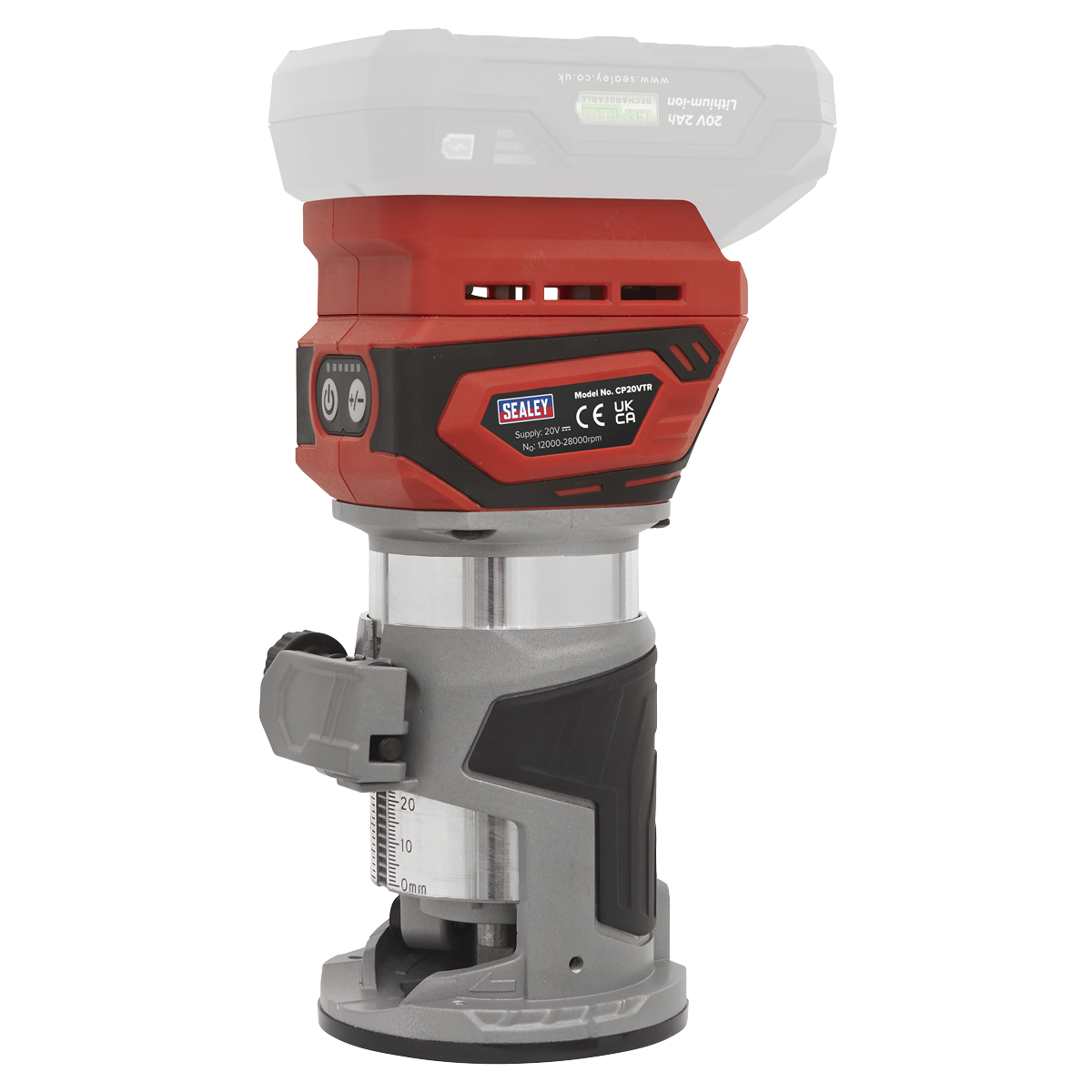 Sealey CP20VTRKIT1 SV20 Series Cordless Trimming Router Kit 20V 4Ah