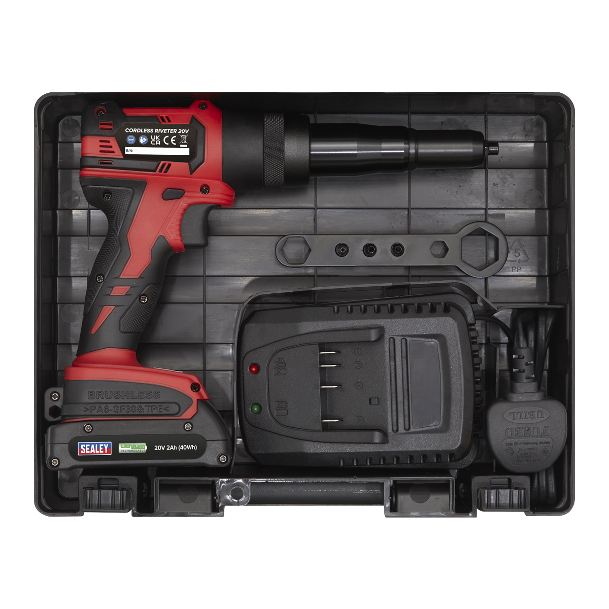 Sealey CP314 Cordless Riveter 20V 2Ah