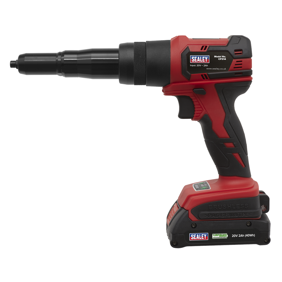 Sealey CP314 Cordless Riveter 20V 2Ah