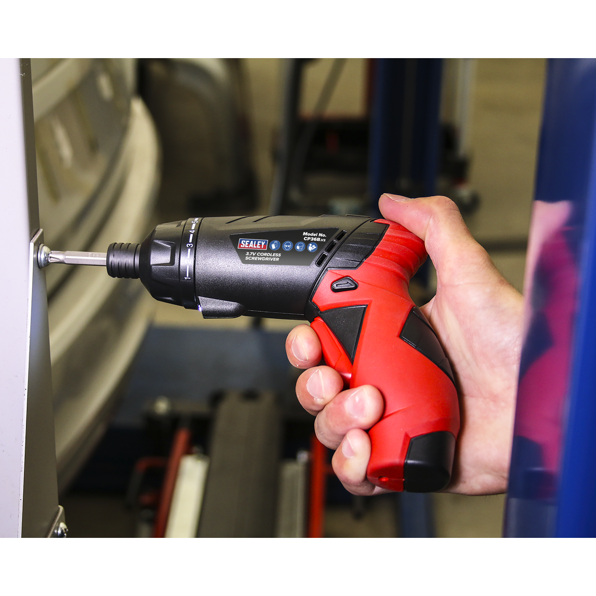 Sealey CP36B Cordless Screwdriver Set 3.6V 26pc