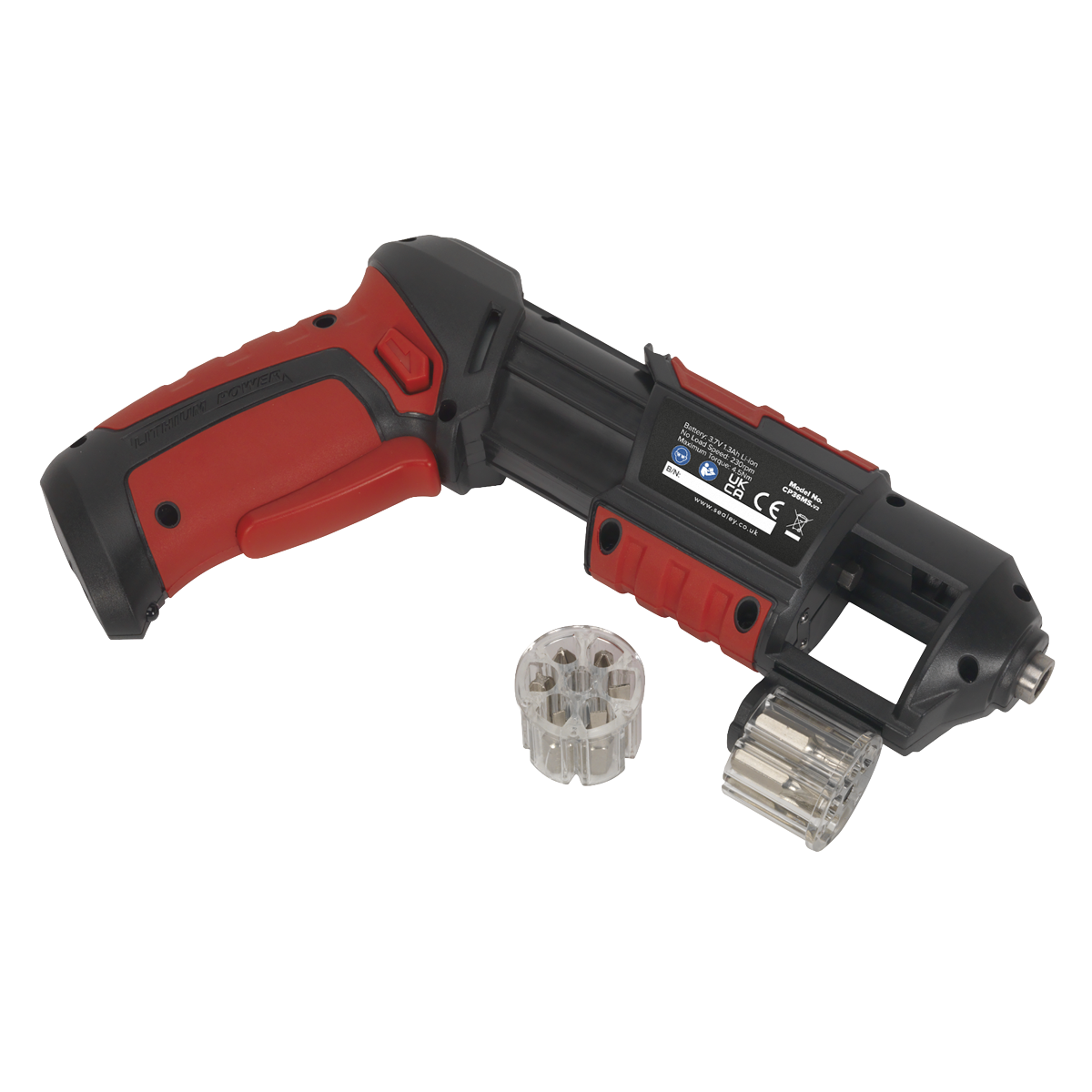 Sealey CP36MS Cordless Quick Select Screwdriver 3.7V 14pc