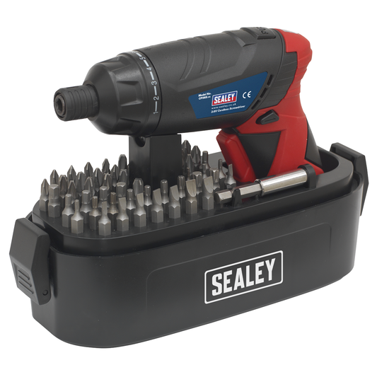 Sealey CP36S Cordless Screwdriver Set 3.6V 53pc