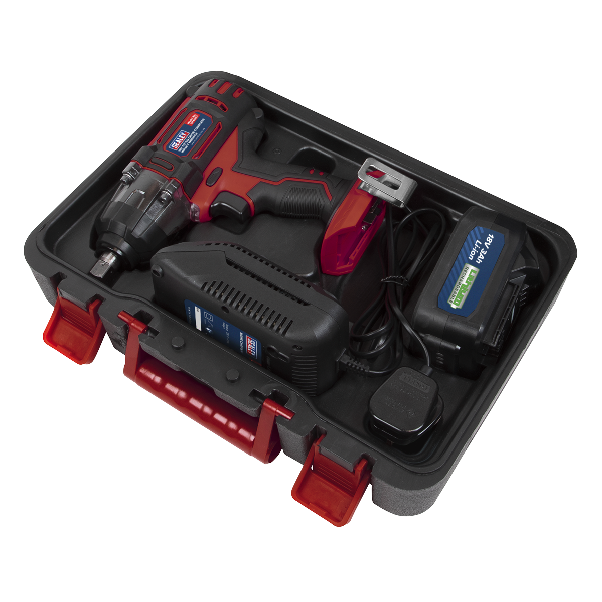 Sealey CP400LI 1/2"Sq Drive Cordless Impact Wrench 18V 3Ah