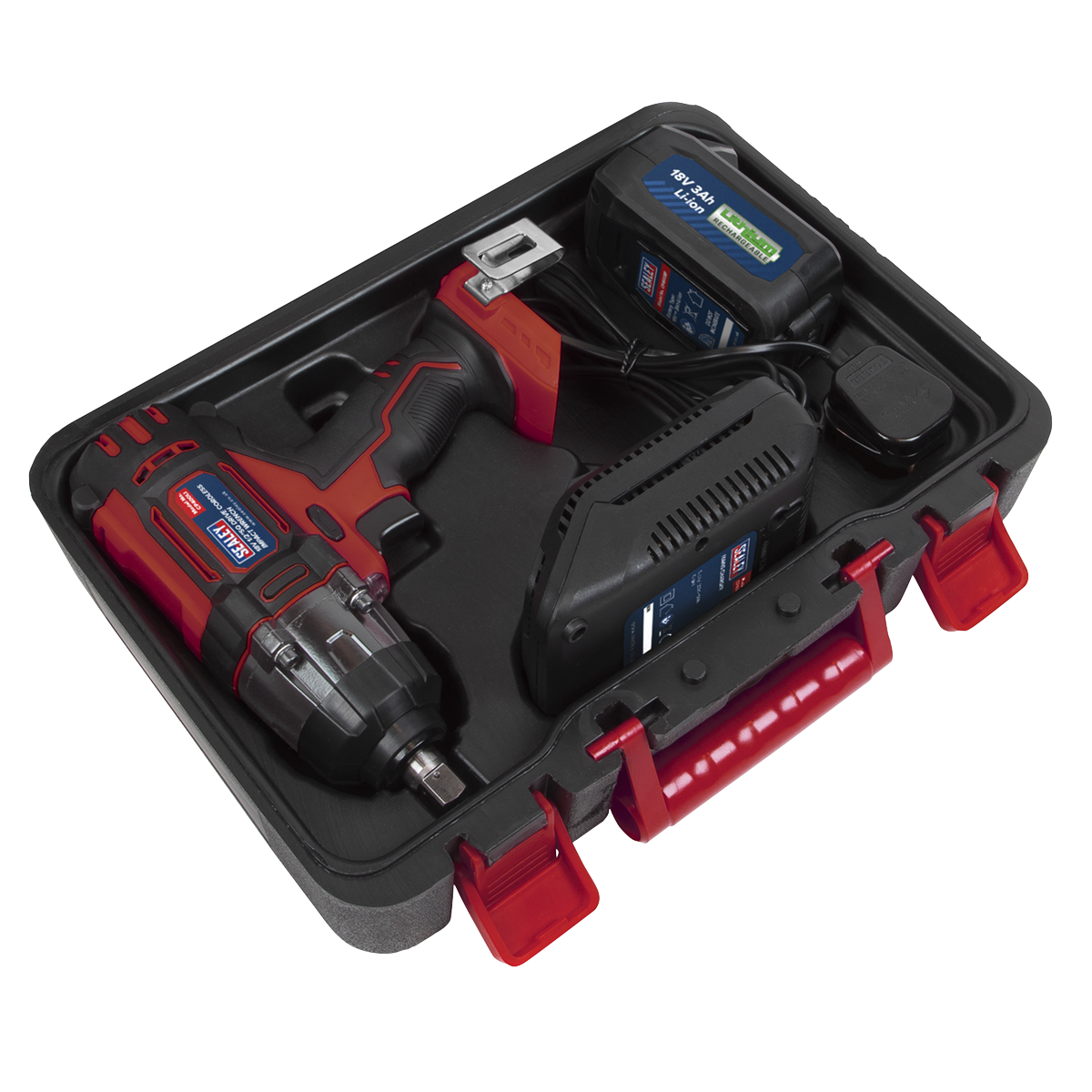 Sealey CP400LI 1/2"Sq Drive Cordless Impact Wrench 18V 3Ah