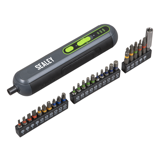 Sealey CP4VSD Cordless Screwdriver Set 4V 26pc