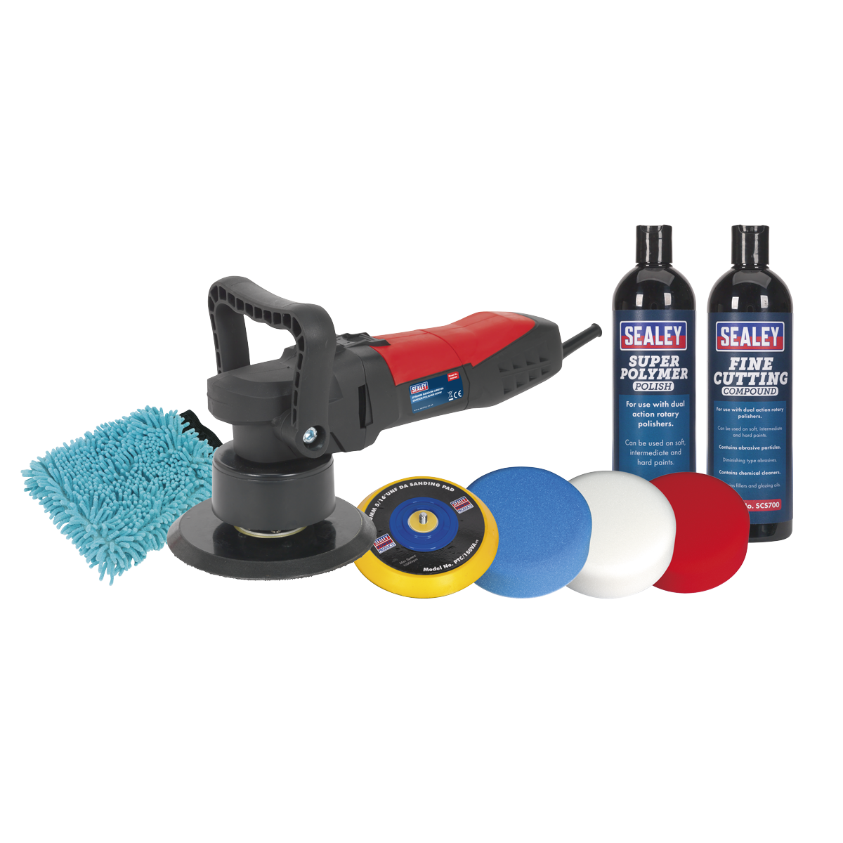 Sealey CPK04 150mm Pro Polishing & Compounding Kit 600W/230V