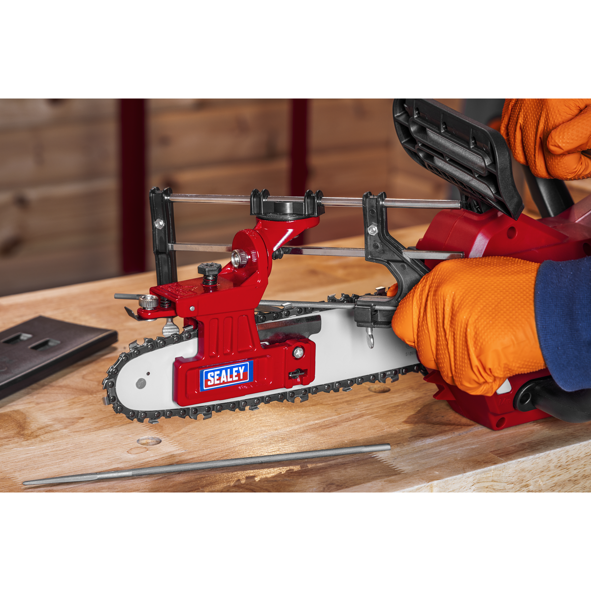 Sealey CS02 Bar Mounted Chainsaw Chain Sharpening Guide