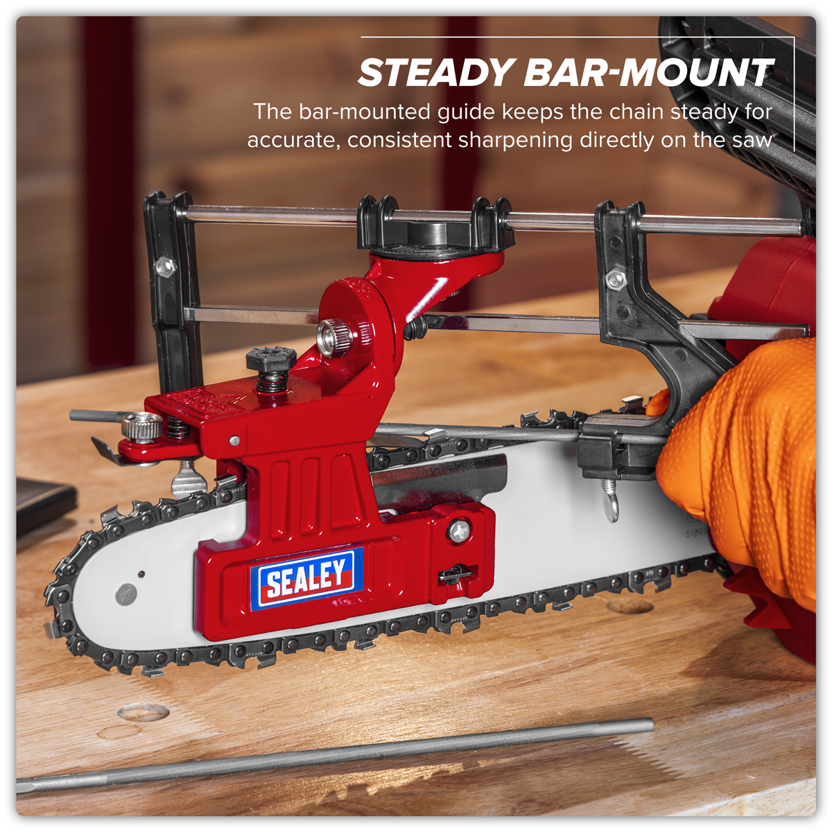Sealey CS02 Bar Mounted Chainsaw Chain Sharpening Guide