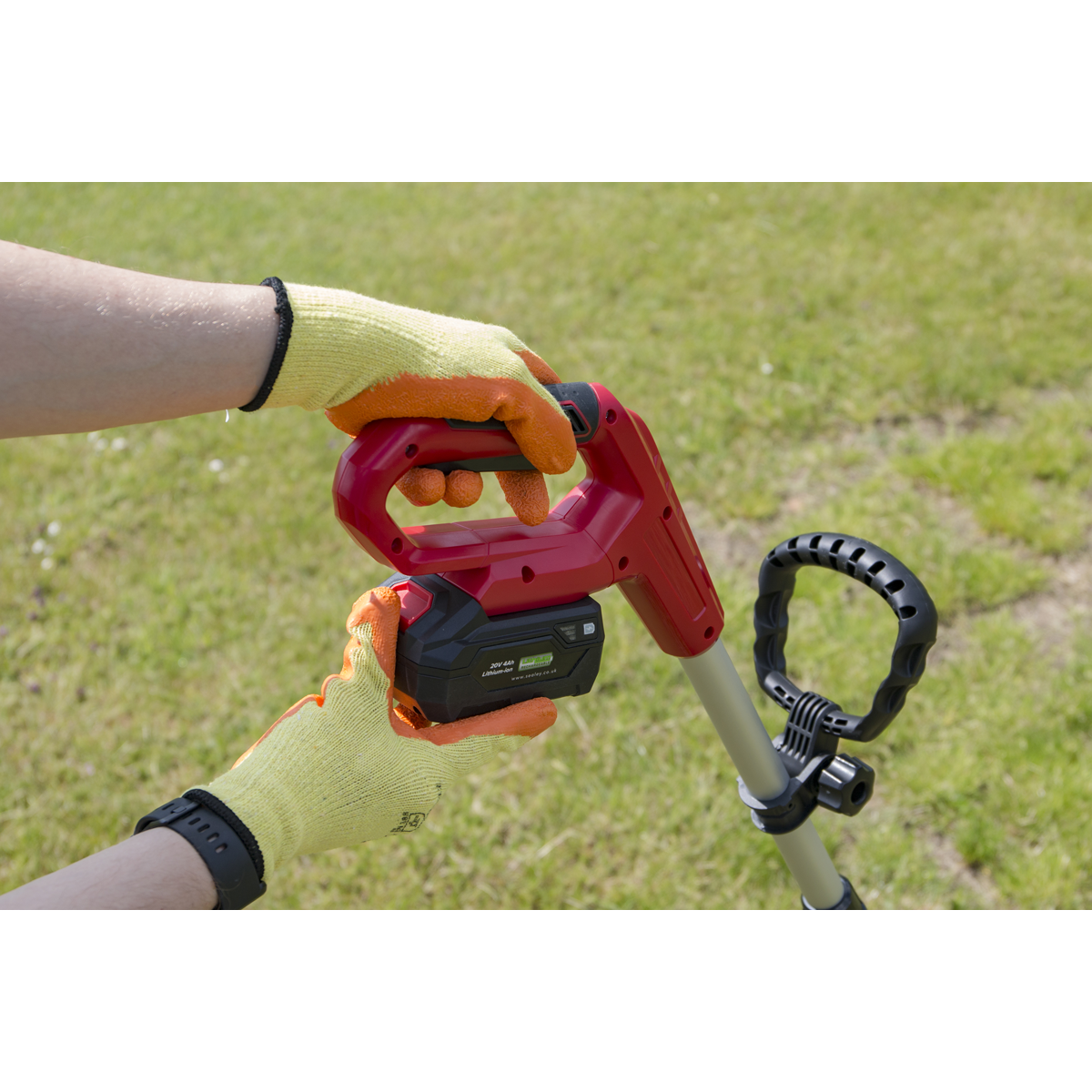 Sealey CS20VCOMBO2 SV20 Series Cordless Grass Trimmer 20V with 2Ah Battery & Charger