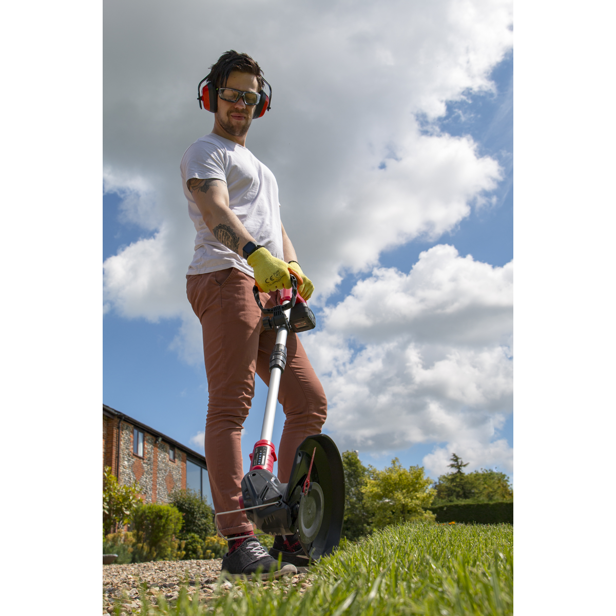 Sealey CS20VCOMBO2 SV20 Series Cordless Grass Trimmer 20V with 2Ah Battery & Charger