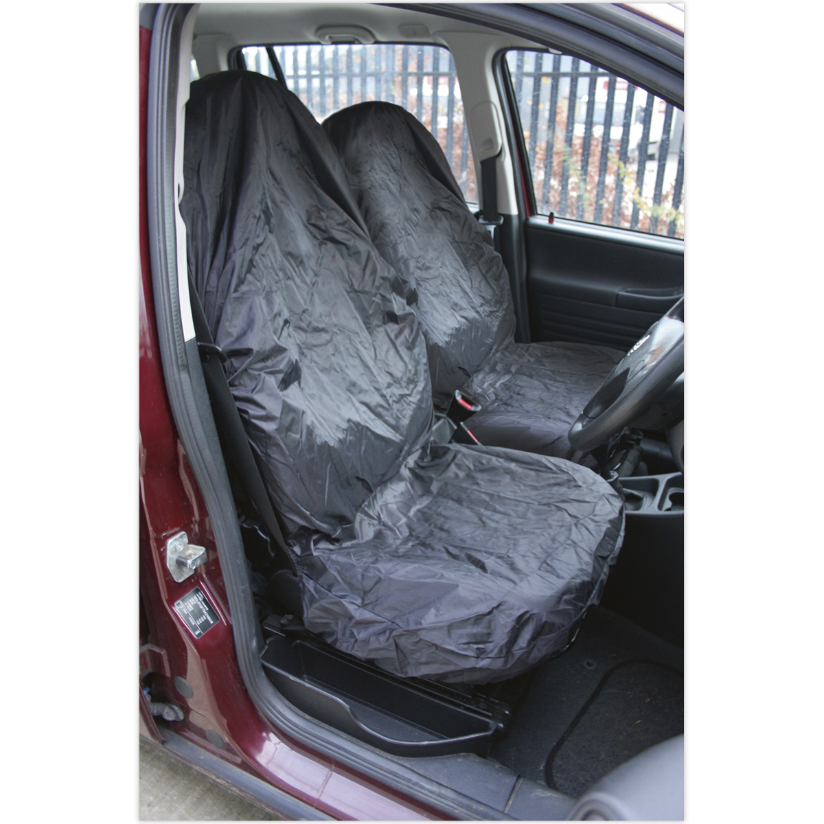 Sealey CSC5 Lightweight Front Seat Protector Set 2pc