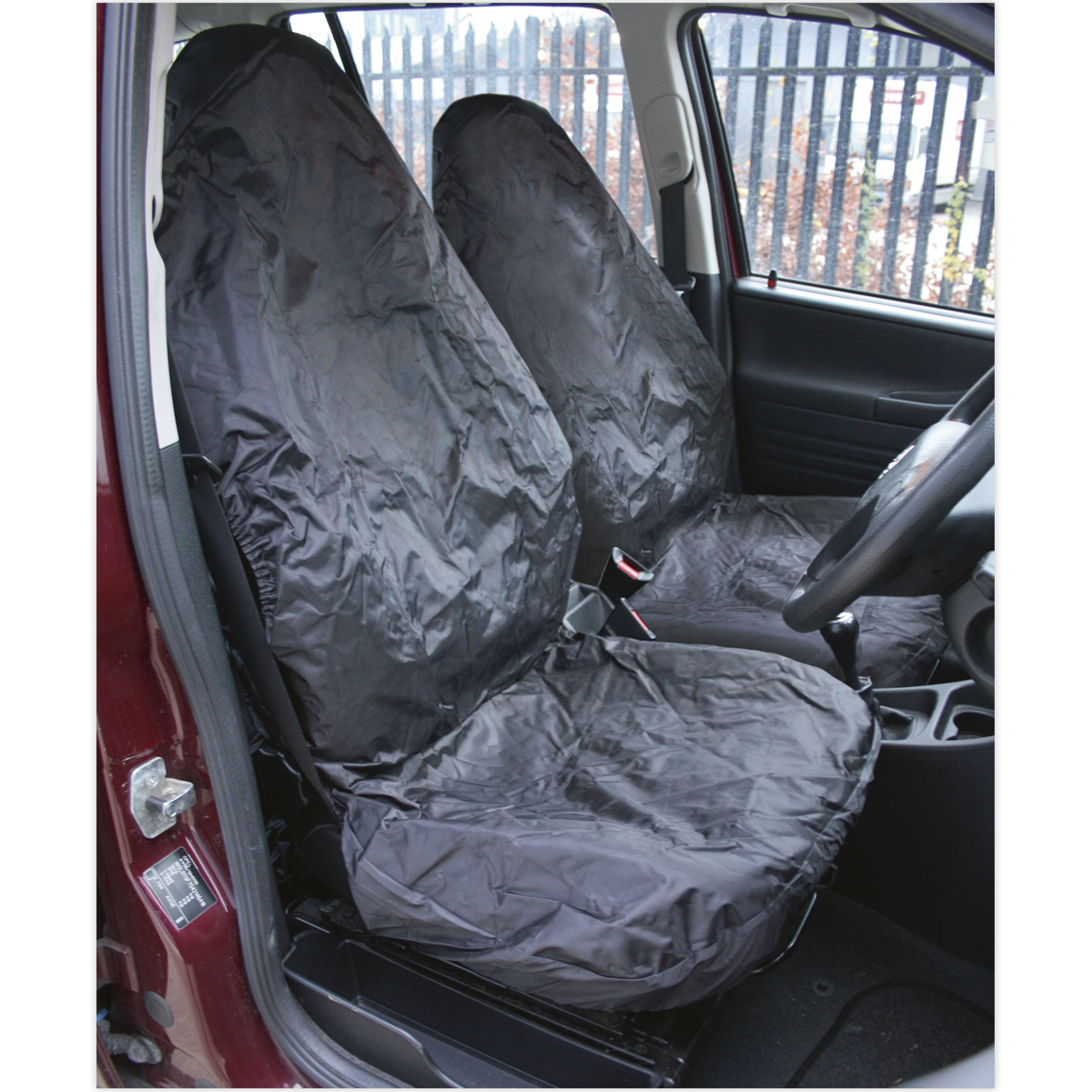 Sealey CSC6 Heavy-Duty Front Seat Protector Set 2pc