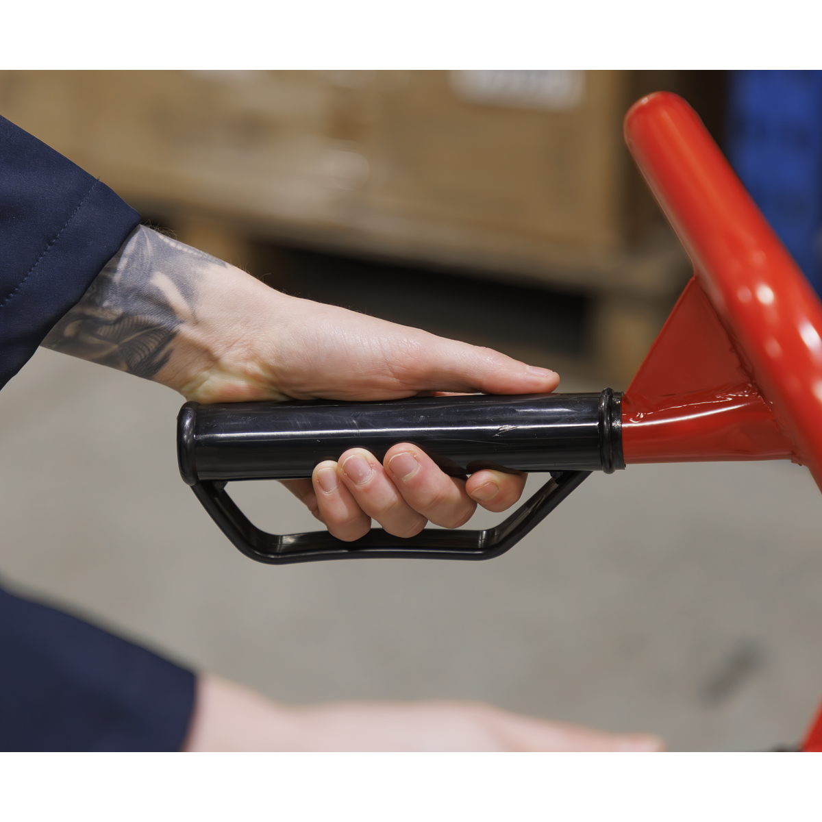 Sealey CST801 Folding Sack Truck with Pneumatic Tyres 200kg Capacity