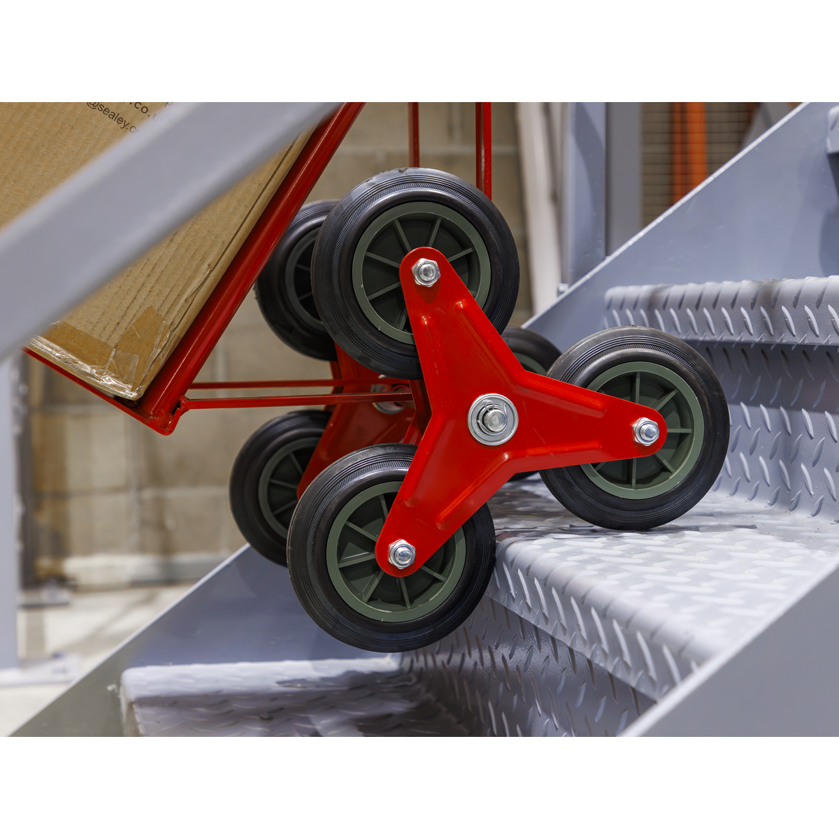 Sealey CST985 Stair Climbing Sack Truck with Solid Tyres 150kg Capacity