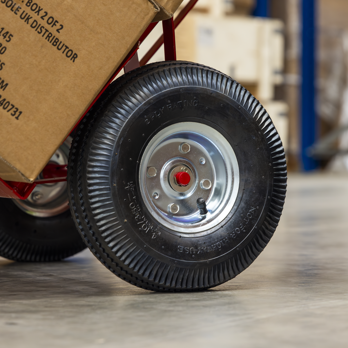 Sealey CST986 Sack Truck with Pneumatic Tyres 200kg Capacity