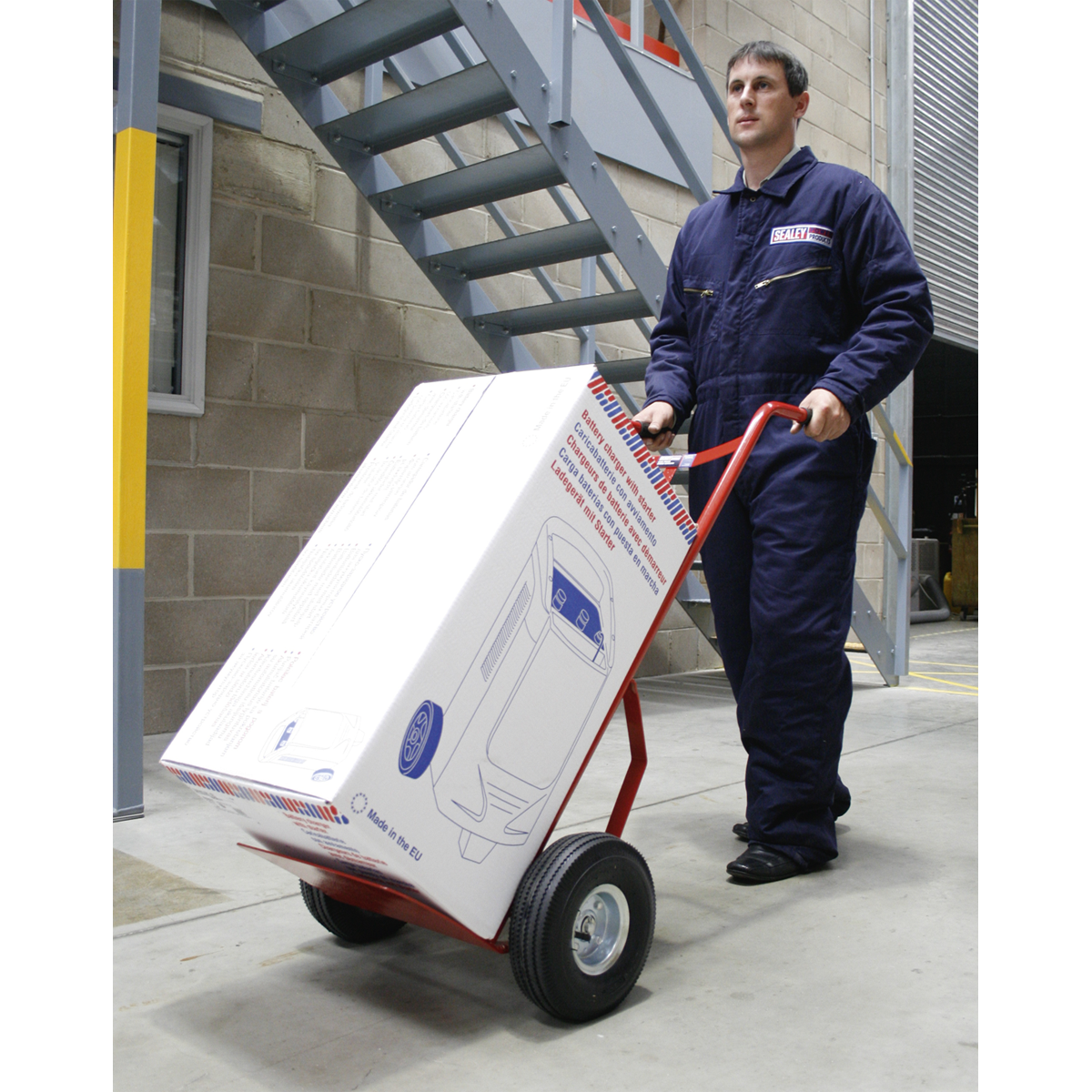 Sealey CST987 Sack Truck with Pneumatic Tyres 200kg Capacity