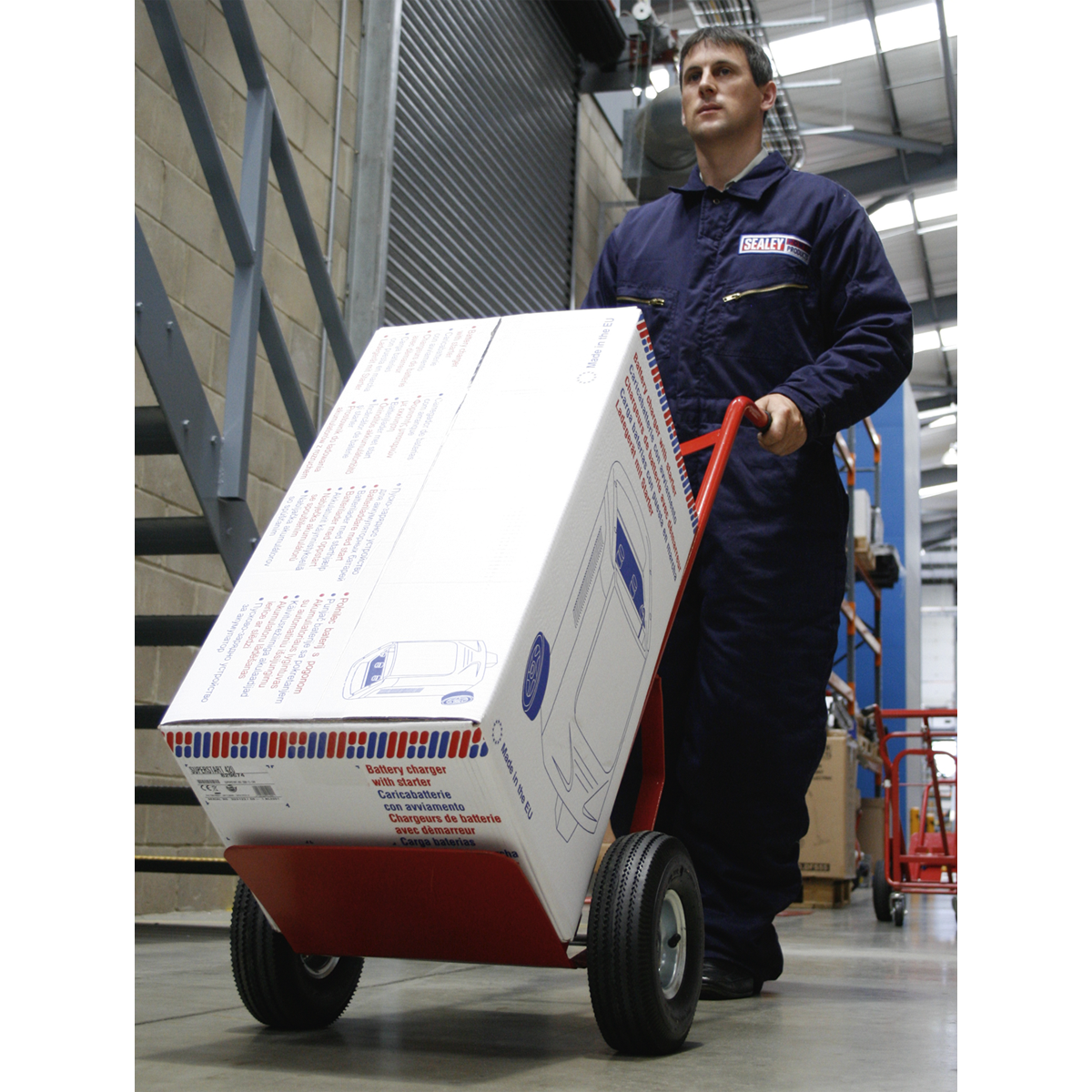 Sealey CST987 Sack Truck with Pneumatic Tyres 200kg Capacity
