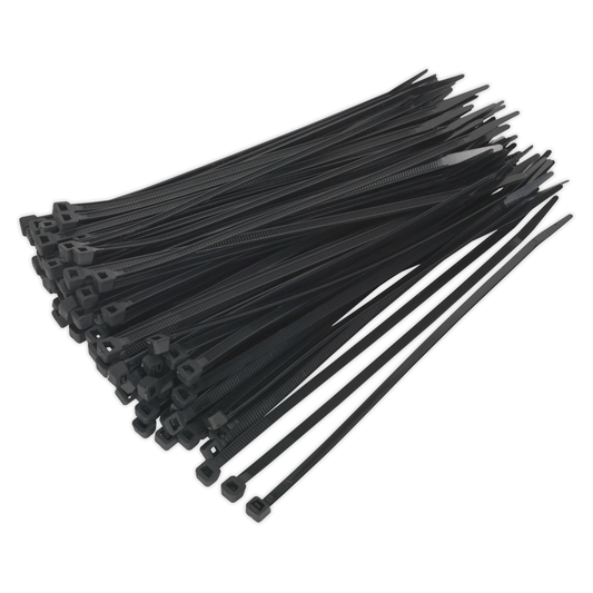 Sealey CT20048P100 Cable Tie 200 x 4.8mm, Black - Pack of 100