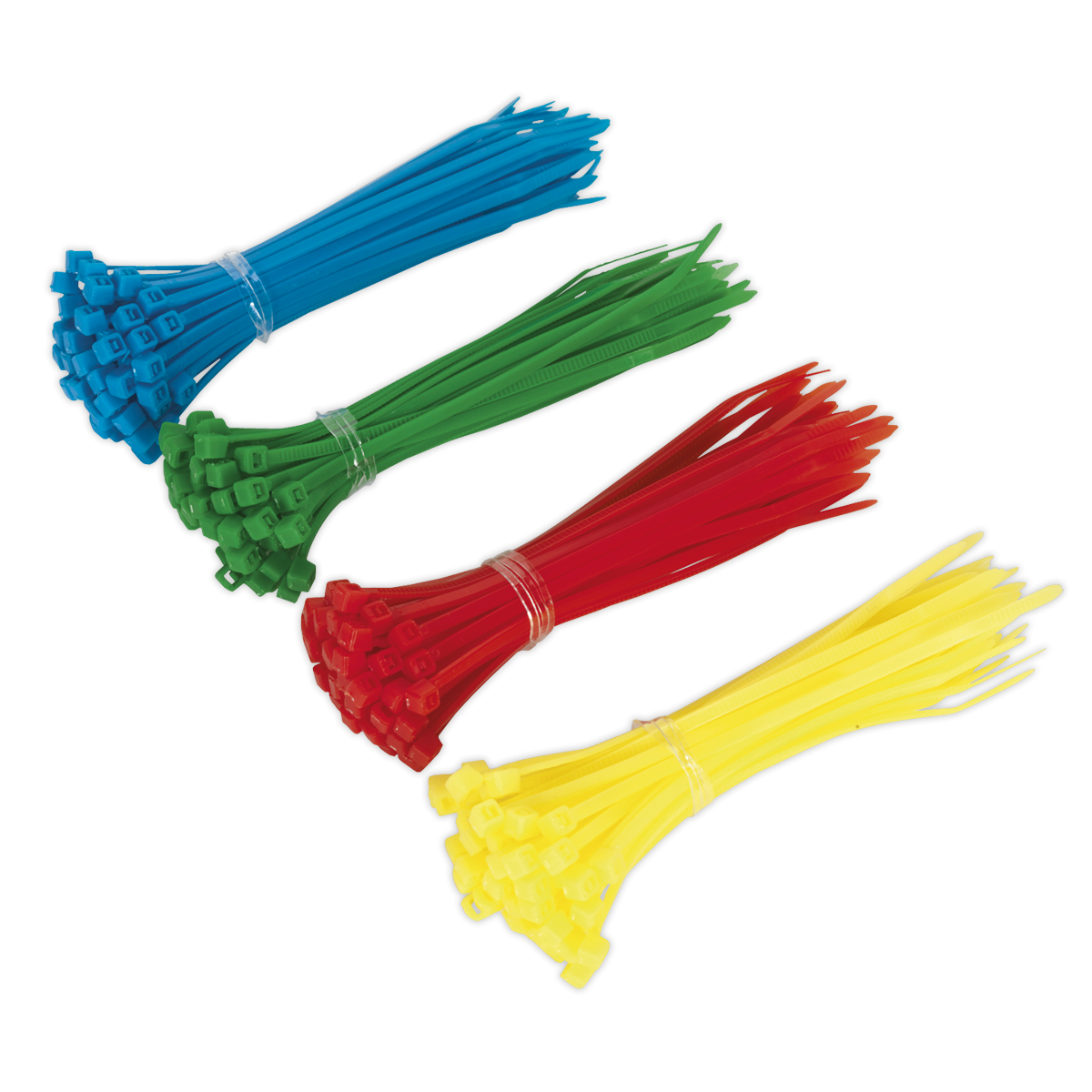 Sealey CT200 Cable Tie Assortment 100 x 2.5mm - Pack of 200